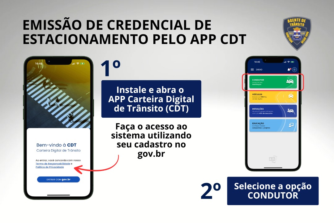 Credencial de estacionamento para idosos e deficientes será emitida por aplicativo