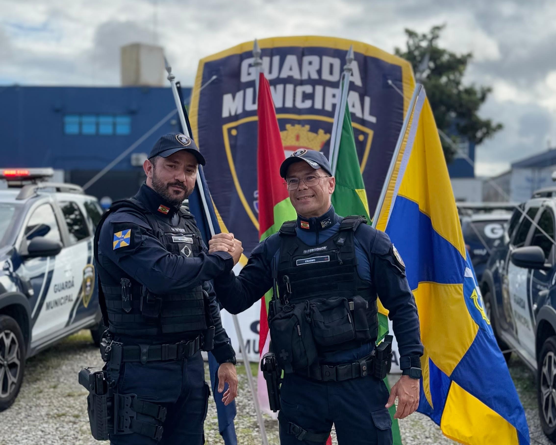 Cerimônia marca a troca de comando da Guarda Municipal de Itajaí